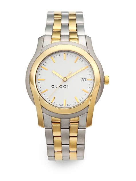 gucci watch for men golden color|men's Gucci watches on sale.